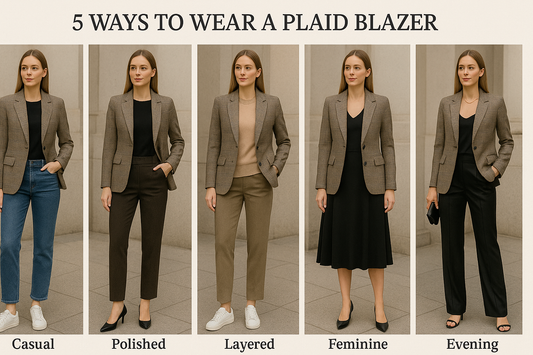 Styling Plaid Blazers
