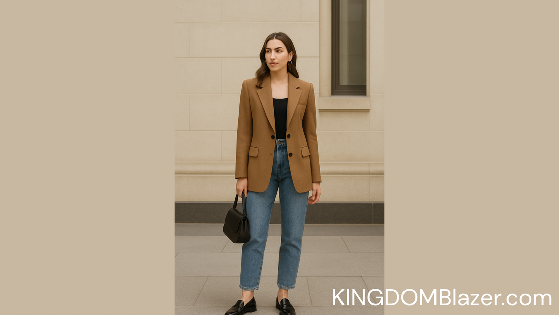 Effortless Elegance: The Camel Blazer Look You’ll Love