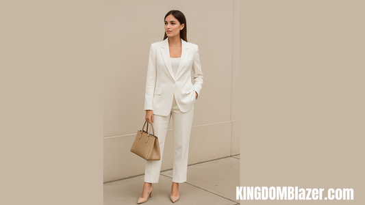 The All-White Chic Blazer Look