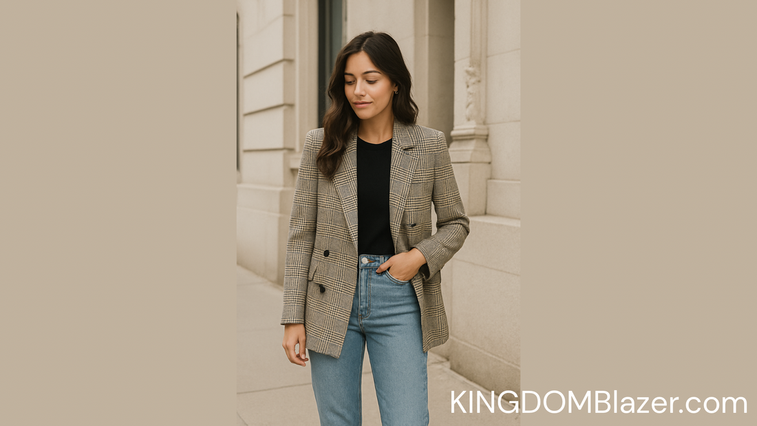 Effortless Elegance: Styling a Plaid Blazer for Everyday Chic