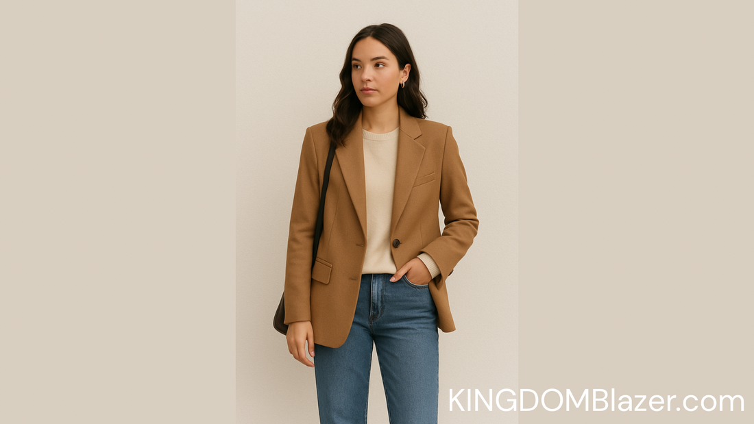 Timeless Chic with Kingdom Blazer: A Perfect Casual Power Look